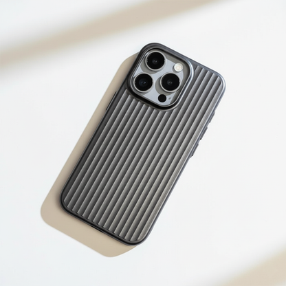 Handyhüllen Metalloptik Robuste Strukturierte Schutzhülle