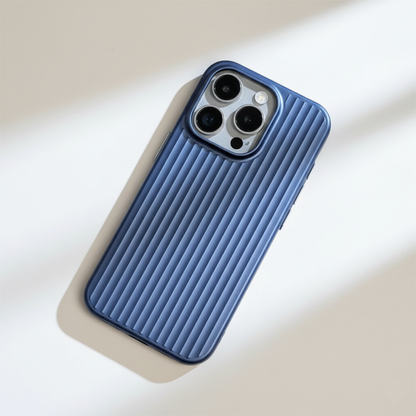 Handyhüllen Metalloptik Robuste Strukturierte Schutzhülle