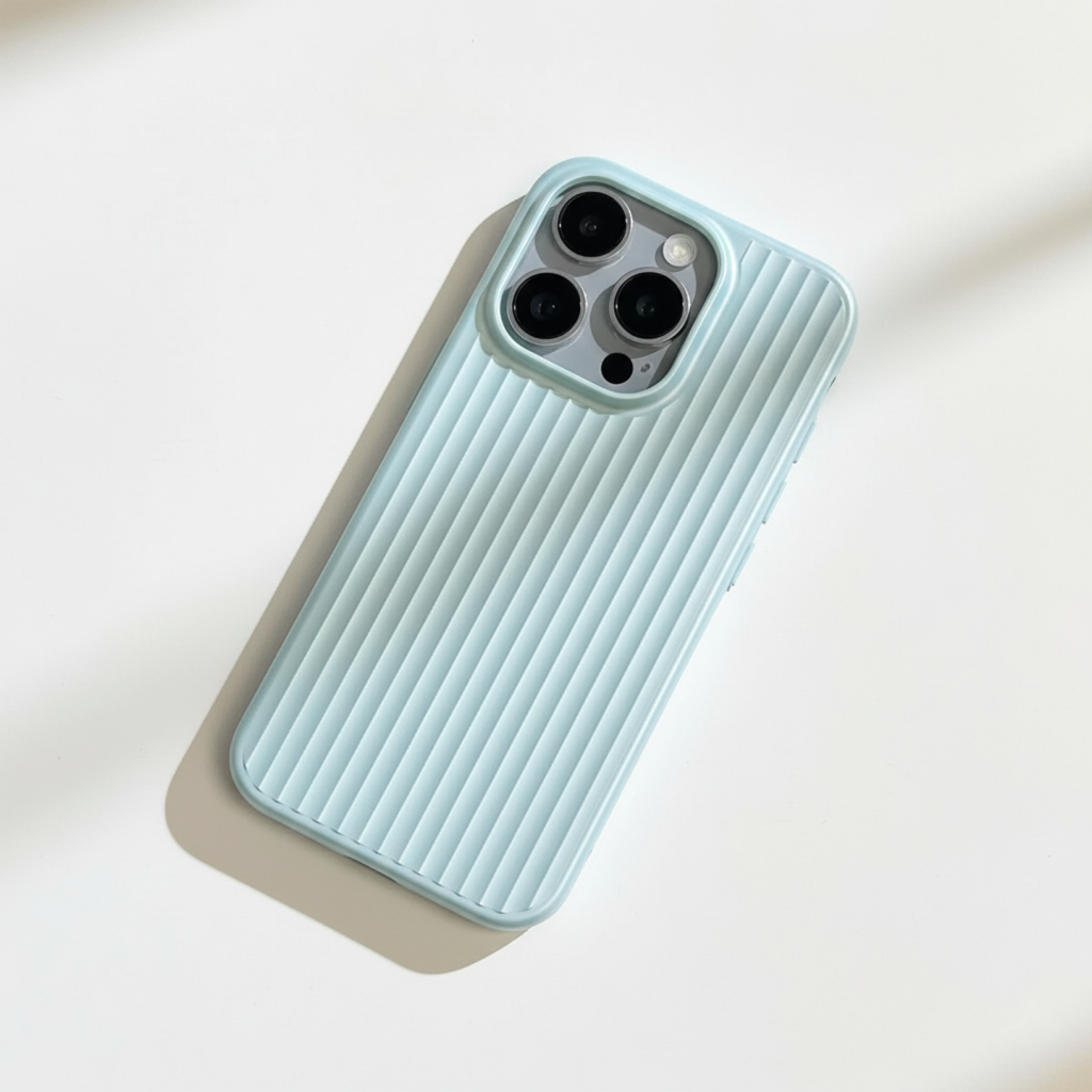 Handyhüllen Metalloptik Robuste Strukturierte Schutzhülle