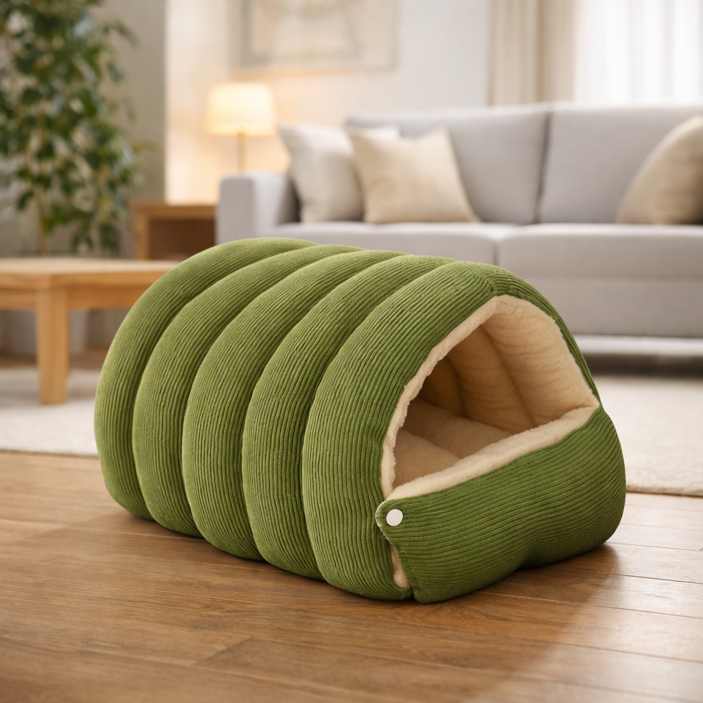 Cueva para mascotas Cueva acogedora cálida de peluche Lugar para dormir perros gatos