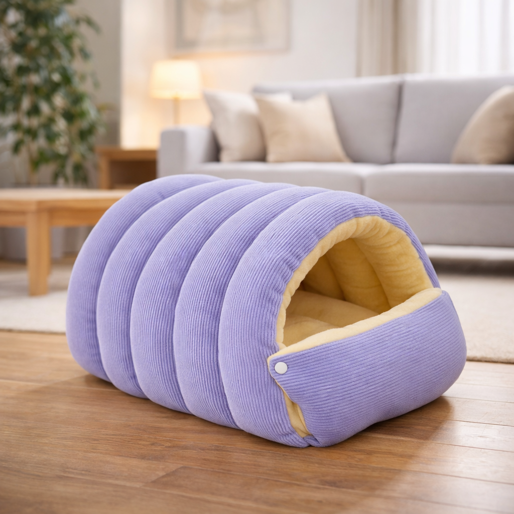Cueva para mascotas Cueva acogedora cálida de peluche Lugar para dormir perros gatos