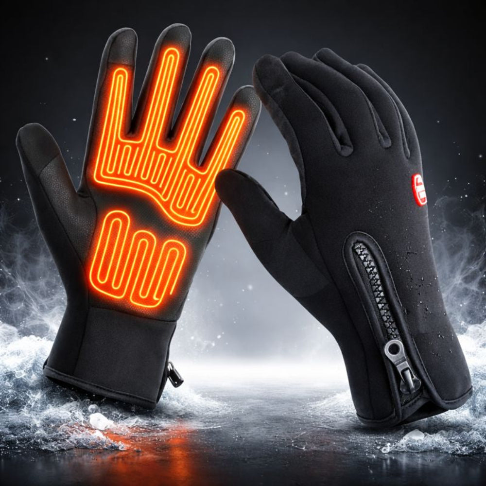 Winter Gloves Heated Touchscreen Waterproof Outdoor Gloves