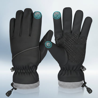 Guantes de invierno Resistente al viento Impermeable Compatible con pantalla táctil