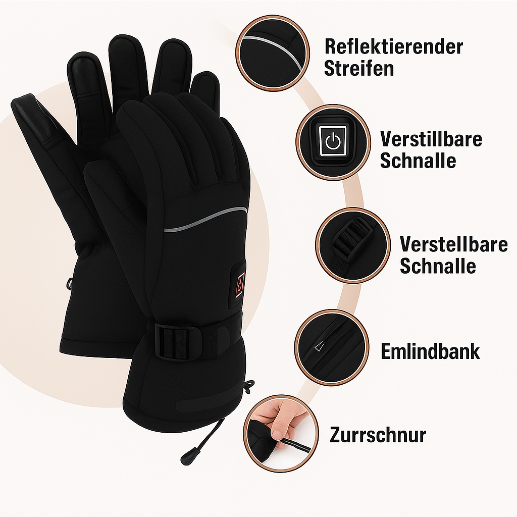 Heated Gloves Thermohandschuhe Winterwärme Outdoor Handwärmer
