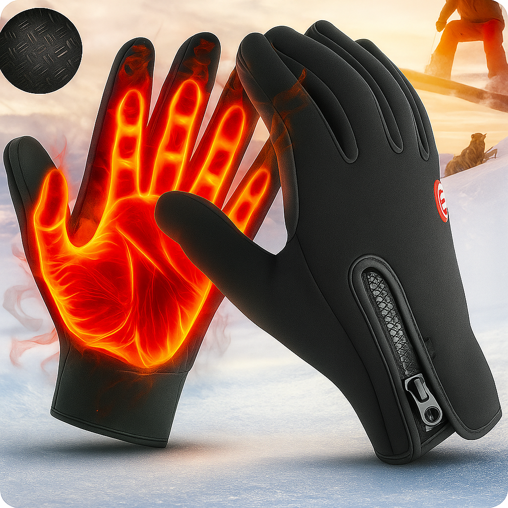 Heated Gloves Winter Thermohandschuhe Warm Fleece Handschuhe