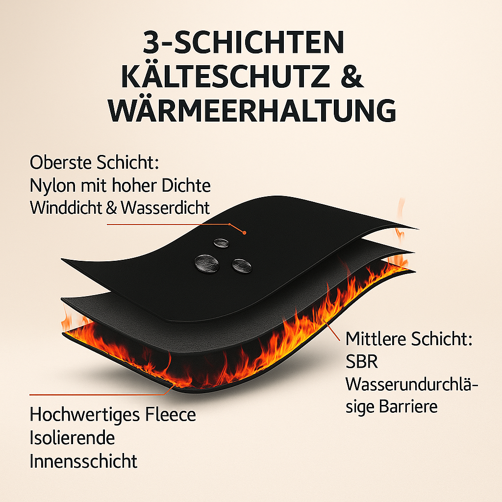 Heated Gloves Winter Thermohandschuhe Warm Fleece Handschuhe