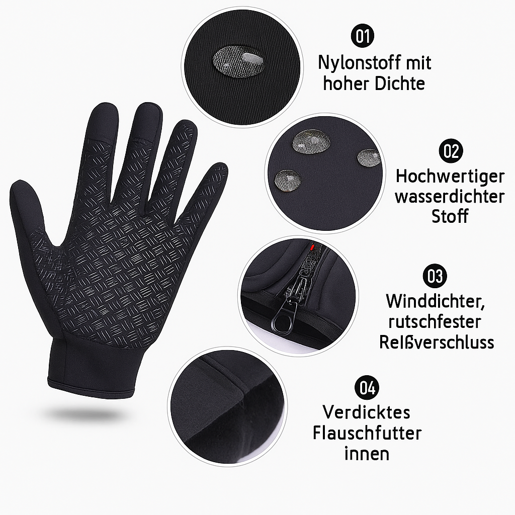 Heated Gloves Winter Thermohandschuhe Warm Fleece Handschuhe – Verodie
