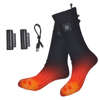 Heated Socks Thermo Socks Winter Warmth Adjustable Heating