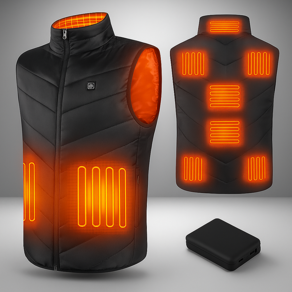 Heated Vest Heizweste Winterwärme Outdoor Weste Thermobekleidung