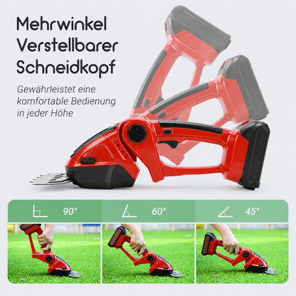 Cordless Hedge Trimmer Shrub Cutter Garden Care Battery Powered