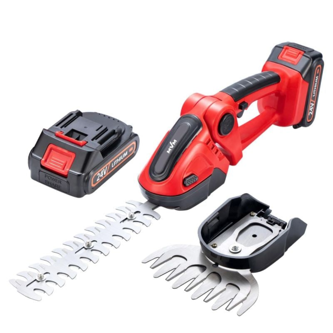Cordless Hedge Trimmer Shrub Cutter Garden Care Battery Powered