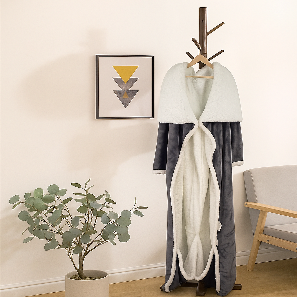 Heizdecke Elektrisch Tragbar Fleece Sherpa Kuscheldecke Warm