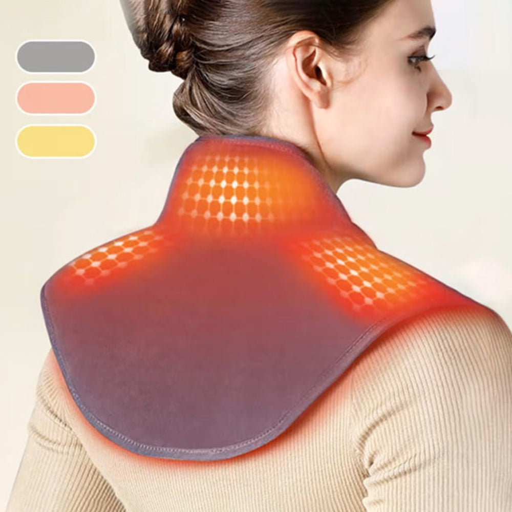 Neck Heating Pad Shoulder Massage Ergonomic Heat Wrap