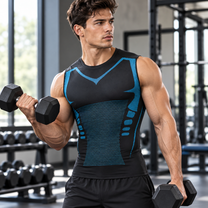 Herren Atmungsaktives Bequemes Kompressionsshirt