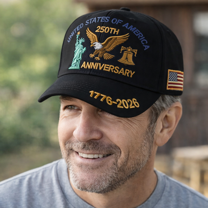 Men's Baseball Cap Anniversary Embroidery Adjustable Casual