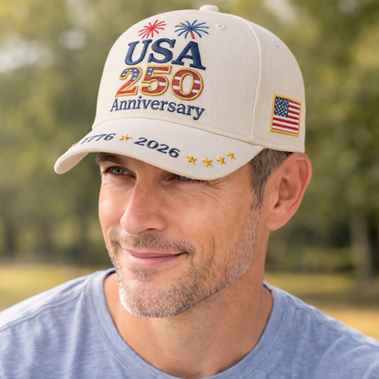 Men's Baseball Cap Anniversary Embroidery Adjustable Casual
