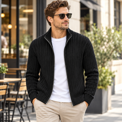 Herren Elegante Strickjacke Kardigan Für Männer
