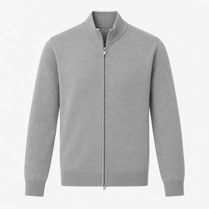 Herren Eleganter Für Männer Zip-Front Cardigan | Cardigan Mit