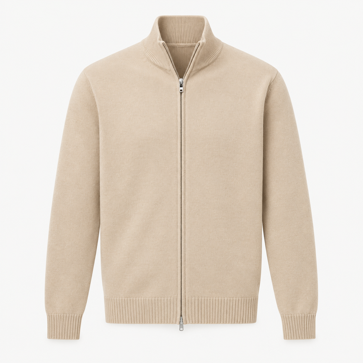 Herren Eleganter Für Männer Zip-Front Cardigan | Cardigan Mit