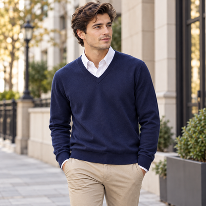 Herren Kaschmirpullover Für Formelle Anlässe Weicher