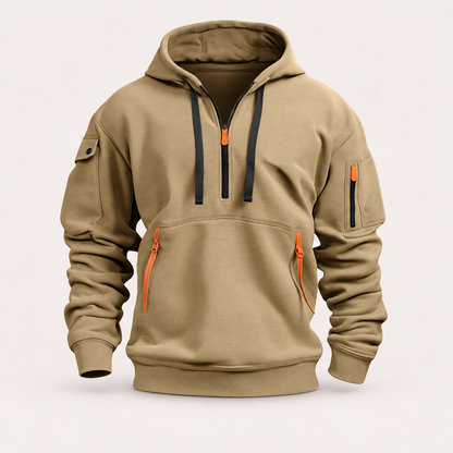 Herren Mit Reißverschluss Bequemer Hoodie Für Männer