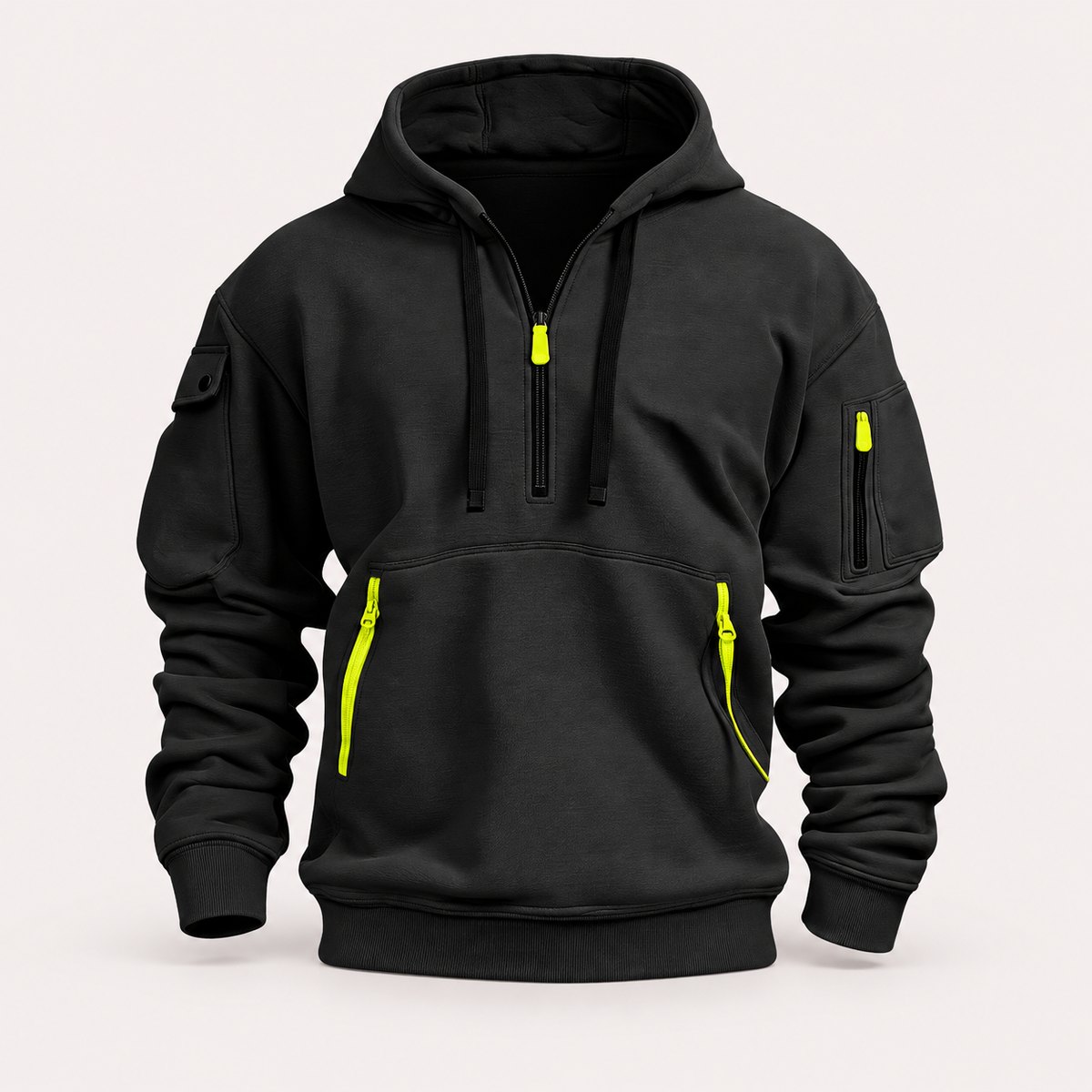 Herren Mit Reißverschluss Bequemer Hoodie Für Männer