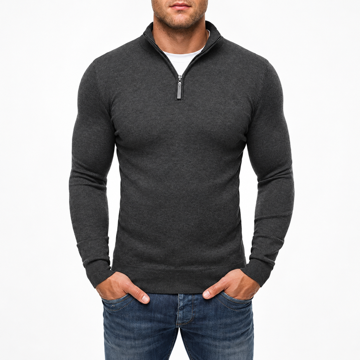 Herren Mit Reißverschluss Stylischer | Pullover