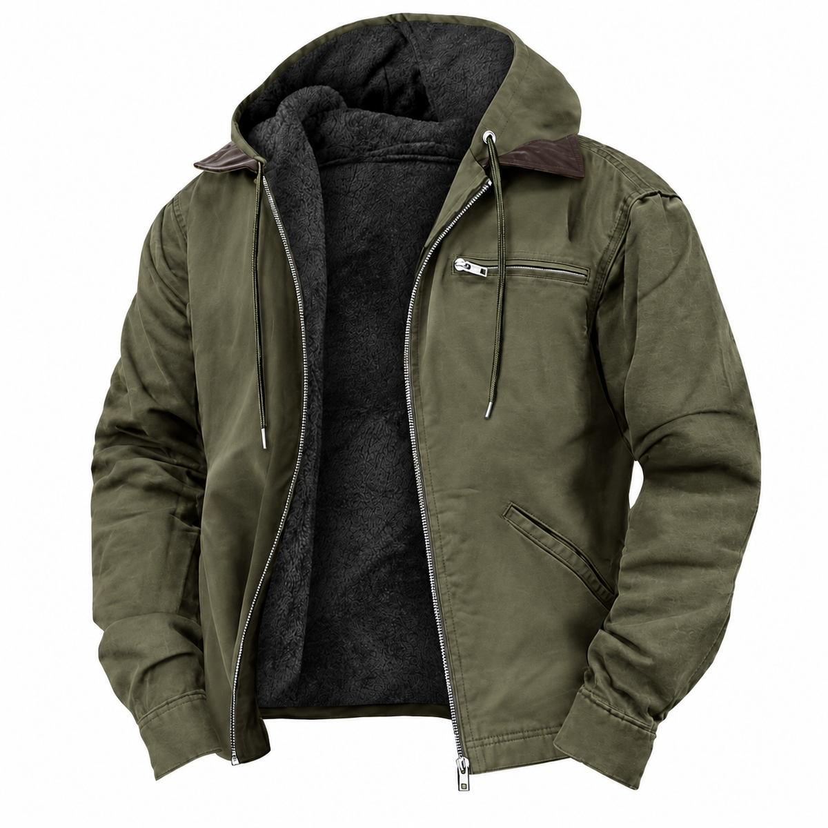Herren Outdoorjacke Mit Kapuze Herrenjacke Für Kaltes Wetter