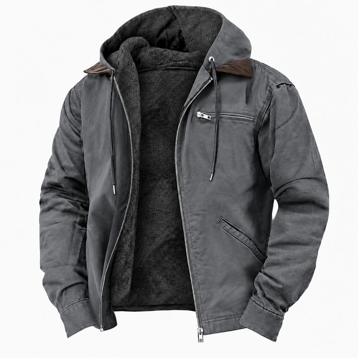 Herren Outdoorjacke Mit Kapuze Herrenjacke Für Kaltes Wetter