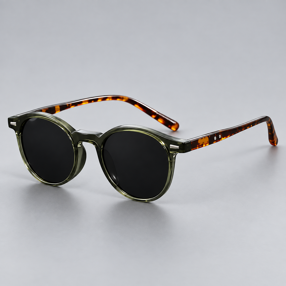 Herren Runde Sonnenbrille | Modische Brille