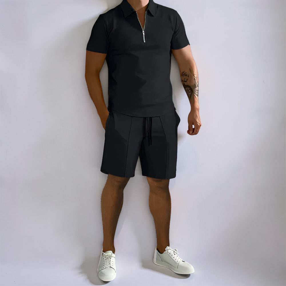 Conjunto de hombre Polo Conjunto Ropa casual Manga corta Dos piezas