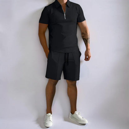 Conjunto de hombre Polo Conjunto Ropa casual Manga corta Dos piezas