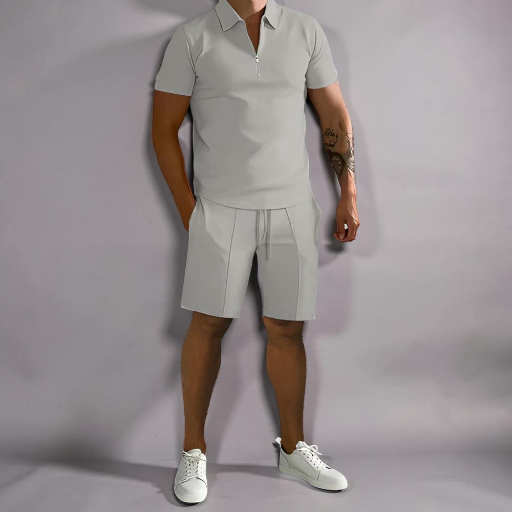 Conjunto de hombre Polo Conjunto Ropa casual Manga corta Dos piezas
