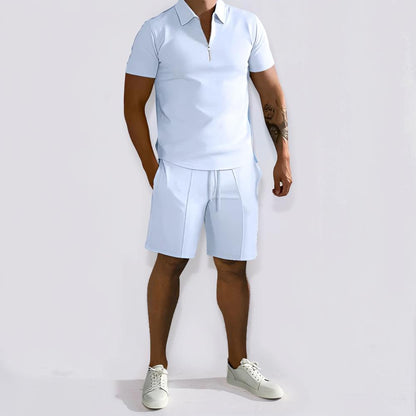 Conjunto de hombre Polo Conjunto Ropa casual Manga corta Dos piezas