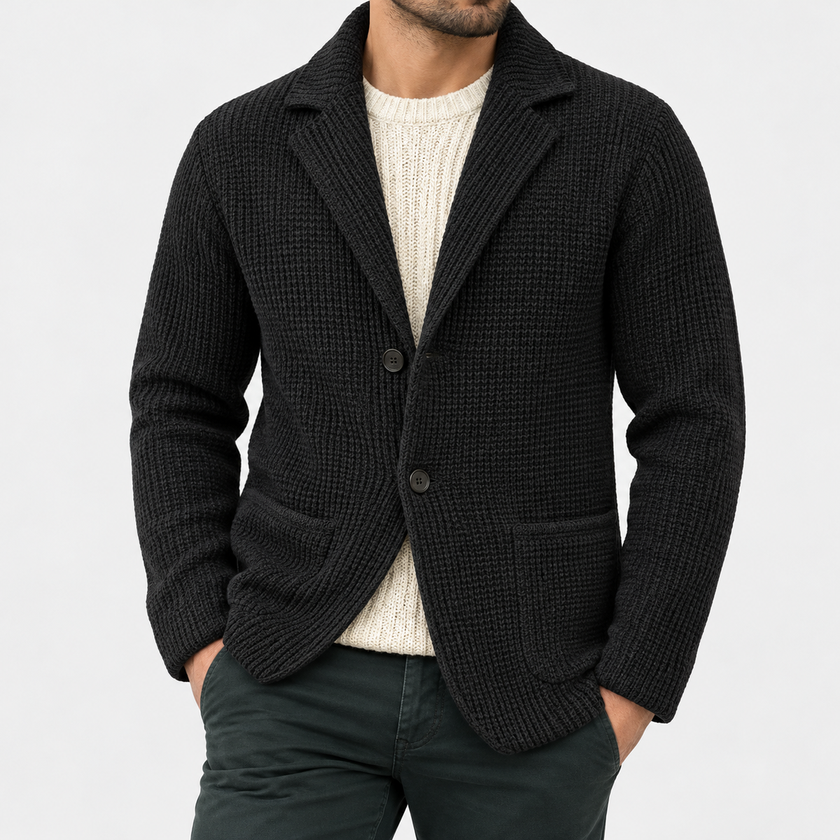 Herren Strickjacke Für Kühle Temperaturen | Lässige Outfits