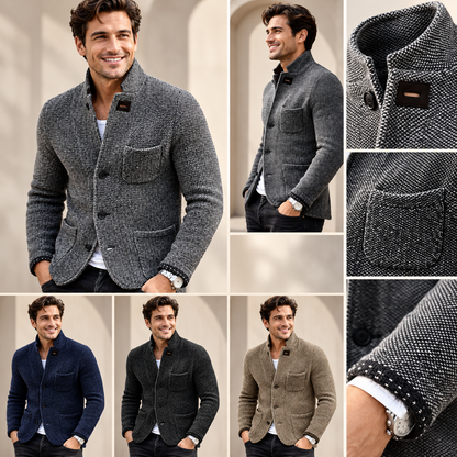 Herren Strickjacke Modisches Design für Alltag und Freizeit