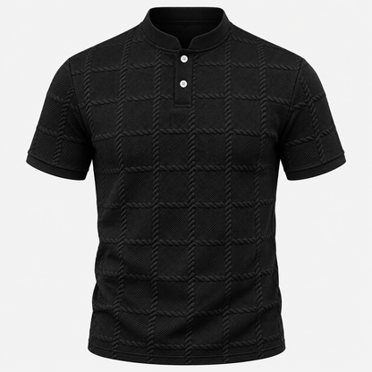 Herren T-Shirt Mit Knopfleiste Kurzärmliges Shirt | Henley