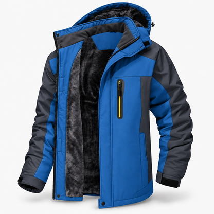 Herren Wasserfester Wintermantel Wärmende Jacke