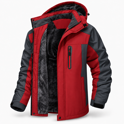 Herren Wasserfester Wintermantel Wärmende Jacke