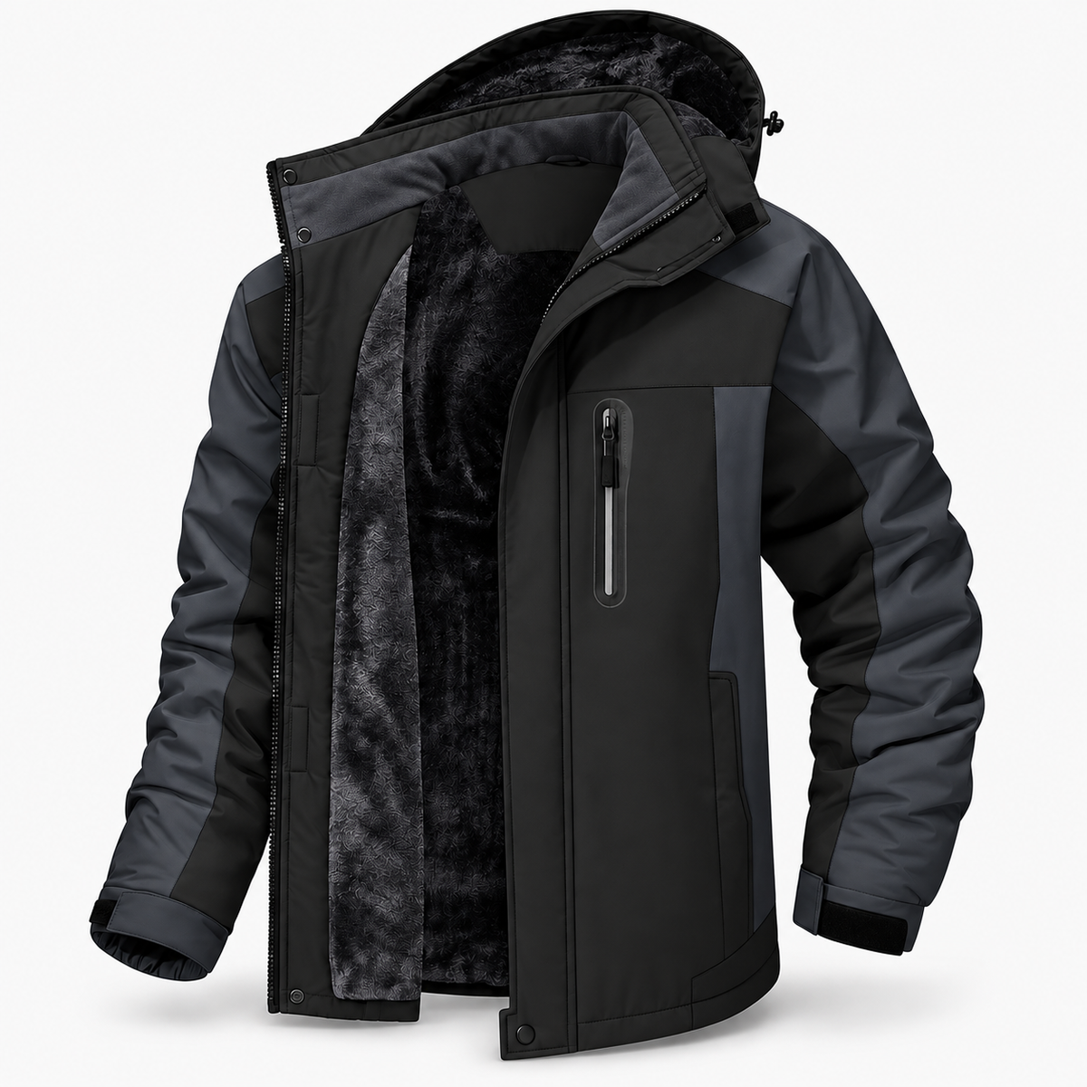 Herren Wasserfester Wintermantel Wärmende Jacke
