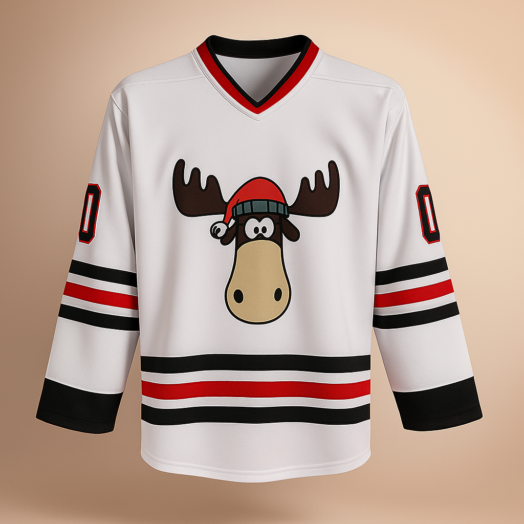 Herren Weihnachts Sweatshirt Lustig Elch Motiv Winter Pullover