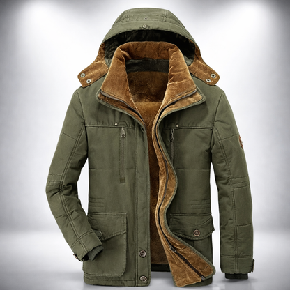 Chaqueta de invierno para hombre parka de transición cálida larga senderismo
