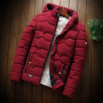 Men’s Winter Quilted Jacket Warm Everyday Transitional Lightweight