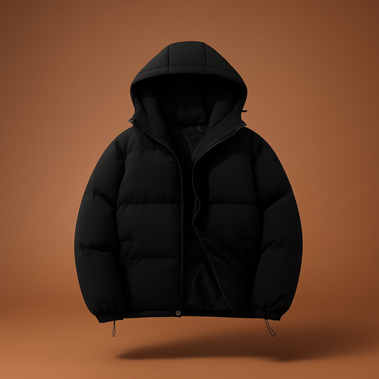 Herren Winter Warme Jacke Daunen Stil Lange Komfort