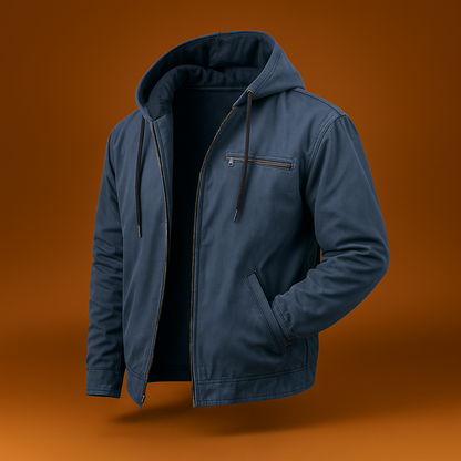 Herren Winter Warme Jacke Fleece Softshell Lange Komfort