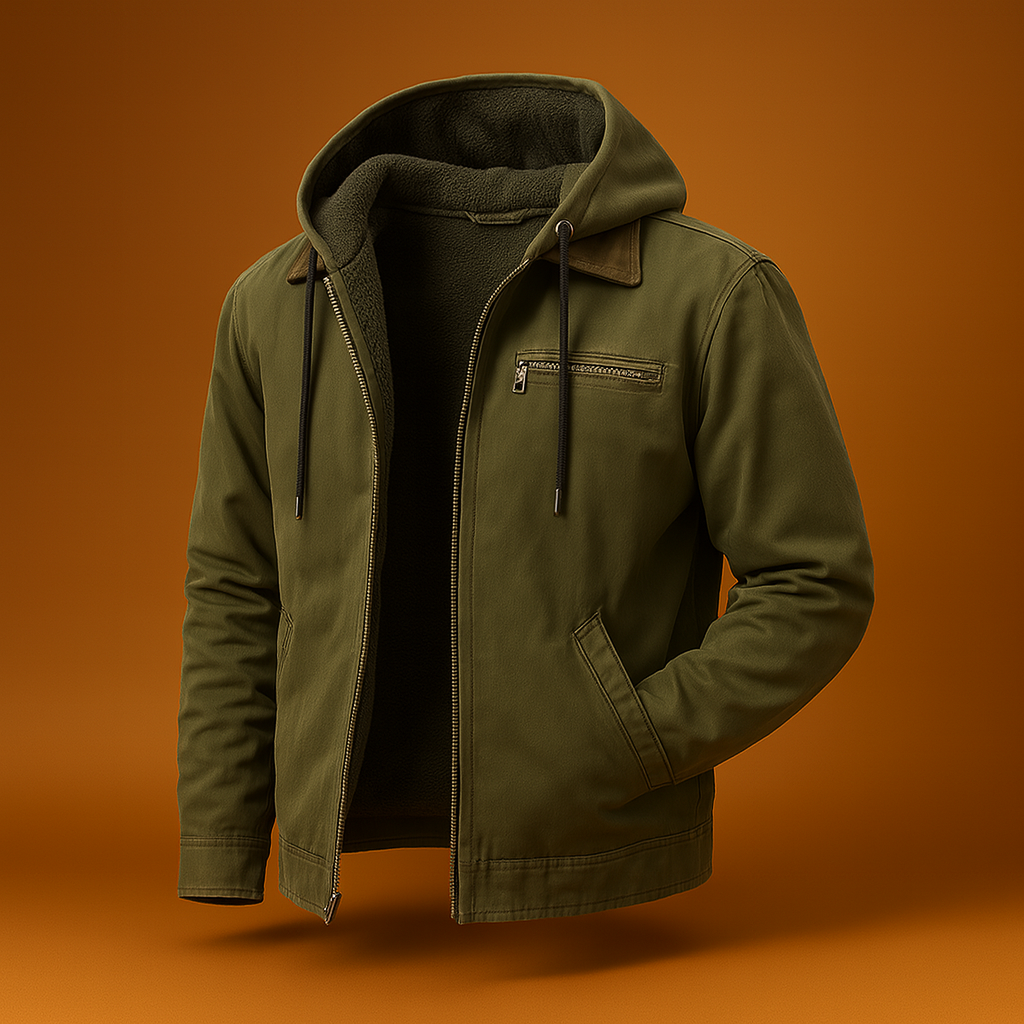 Herren Winter Warme Jacke Fleece Softshell Lange Komfort