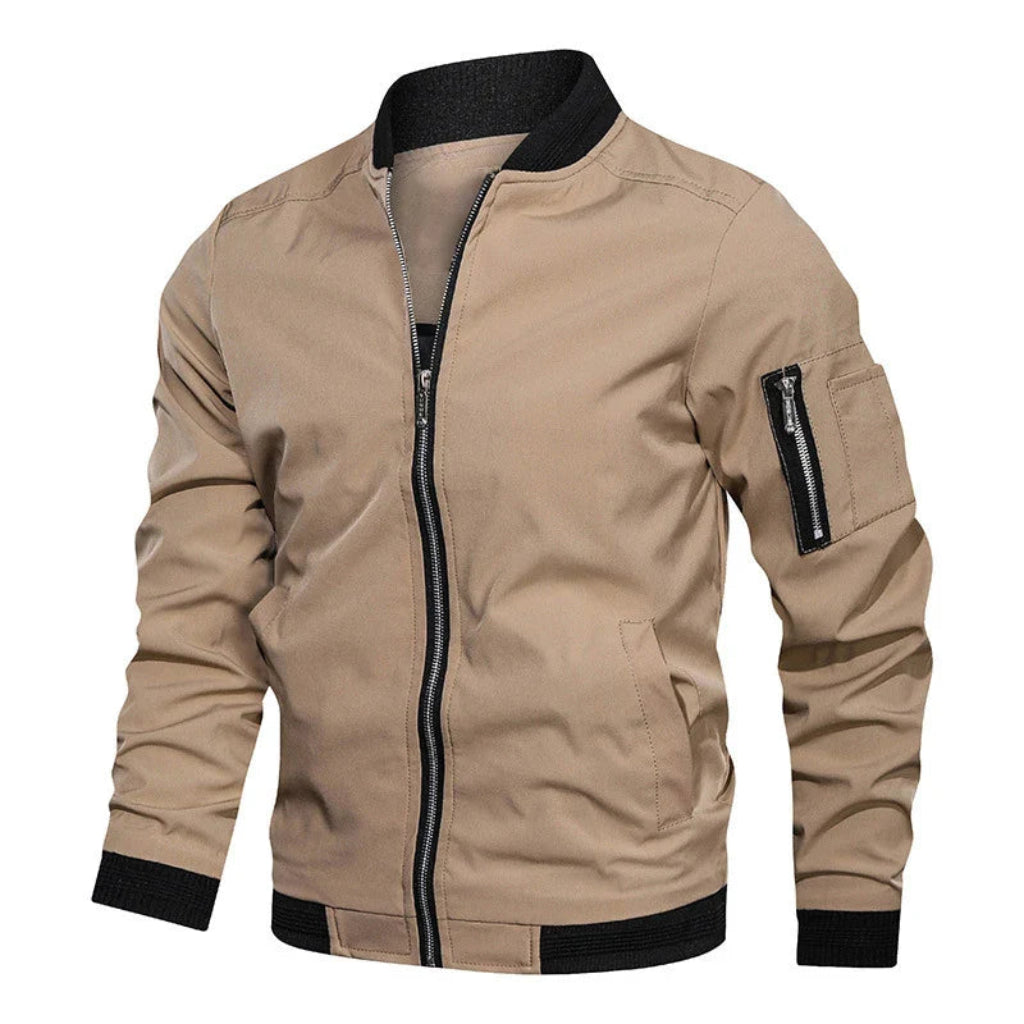 Men’s Transitional Winter Bomber Jacket Short Lightweight