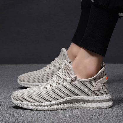 Herren leichte Sneaker sportlich Plateau Sportschuhe Alltag