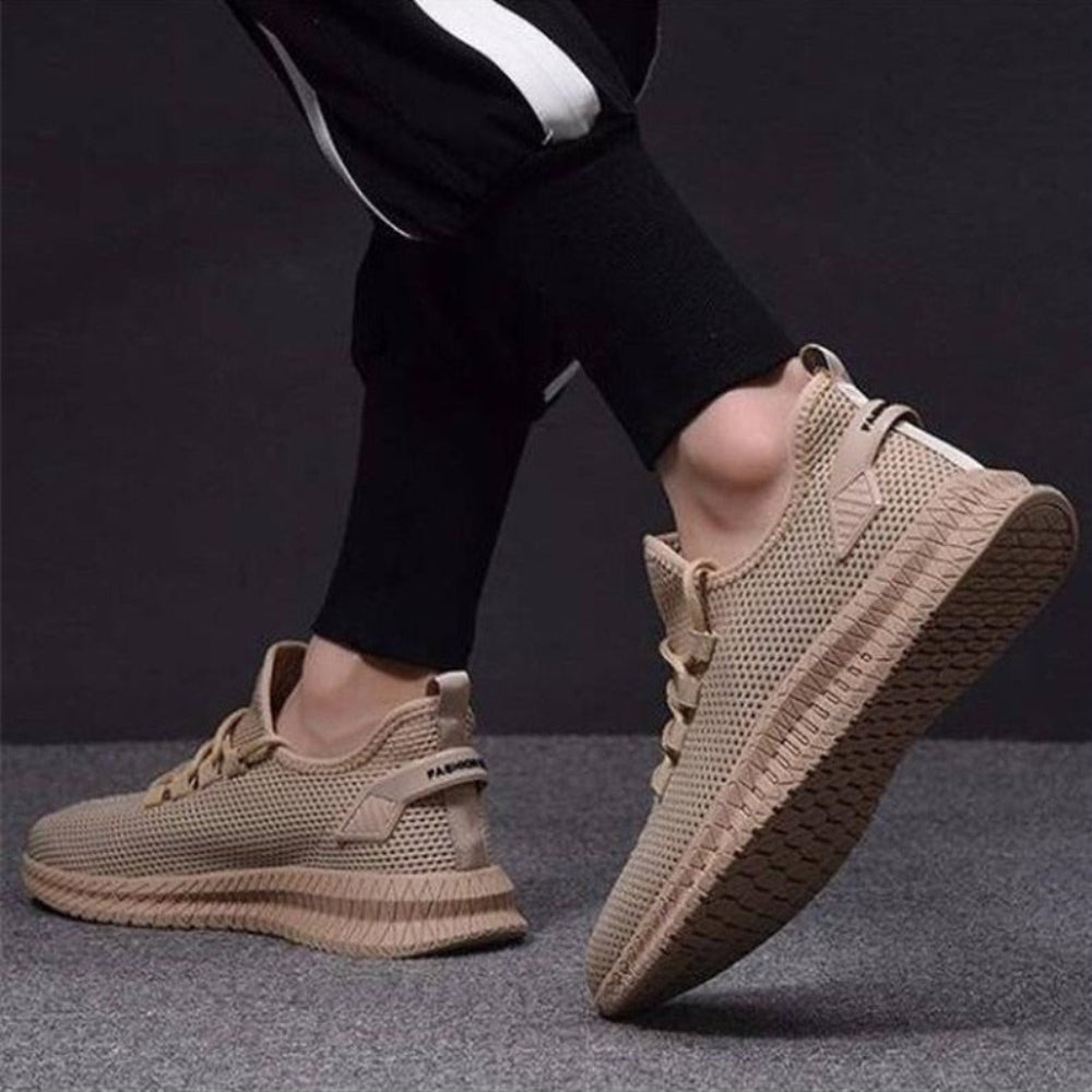 Herren leichte Sneaker sportlich Plateau Sportschuhe Alltag
