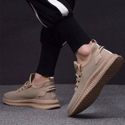 Herren leichte Sneaker sportlich Plateau Sportschuhe Alltag